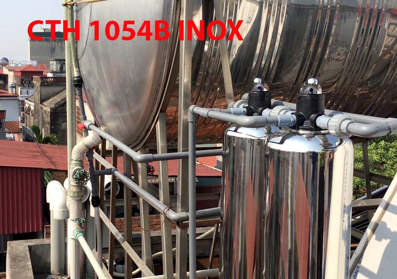 Thiết bị lọc nước sinh hoạt đầu nguồn tổng CTH 1054B Inox